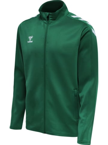 Hummel Trainingsjacke "Hmlcore Xk Poly Zip Sweat" in Grün