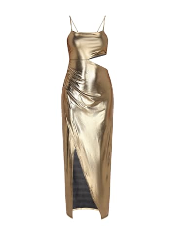 faina Women Dress in gold