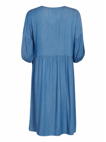 PONT NEUF Midikleid Amarie in Medium Blue