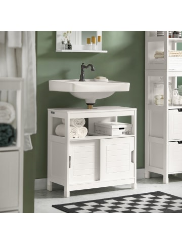 SoBuy Unterschrank in Mattweiß - (W) 38 x (H) 60 x (L) 70.5 cm