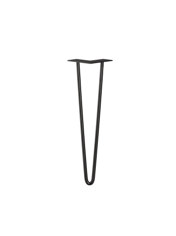 4x  Hairpin in Schwarz - (H)45 cm
