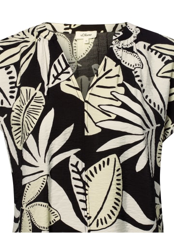 s.Oliver Bluse in ecru schwarz