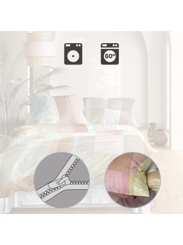 Irisette Mako-Satin Bettwäsche in bunt