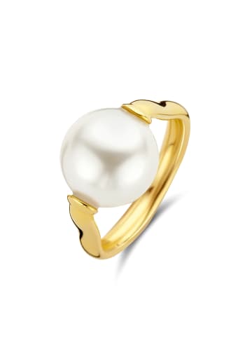 Ti Sento Milano Ring "mit einer 12 mm Muschelkernperle" in Gold