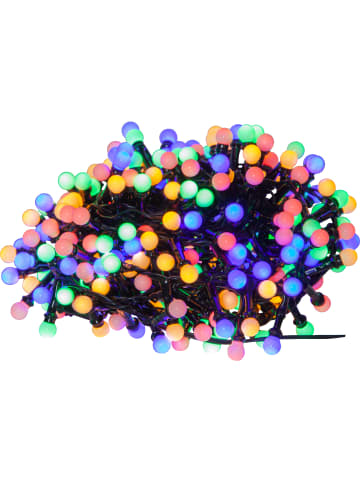 STAR Trading LED Lichterkette Berry Mini, bunt, 300 LEDs, 6m in Schwarz