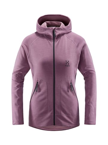 Haglöfs Fleecejacke Heron Hood in Purple Milk