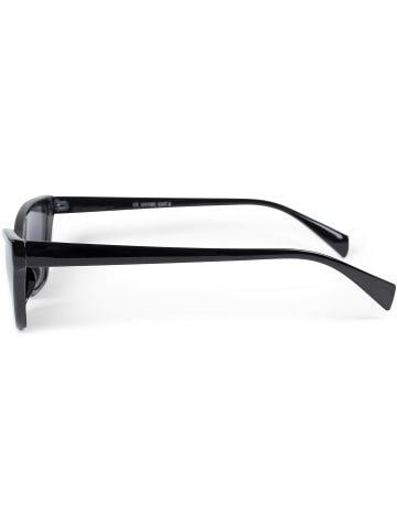 styleBREAKER Cateye Sonnenbrille in Schwarz / Grau getönt