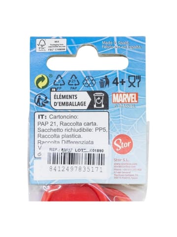 Spiderman Spiderman Kinderbesteck Set 2-teilig – Löffel & Gabel mit Motivgriffen in Rot