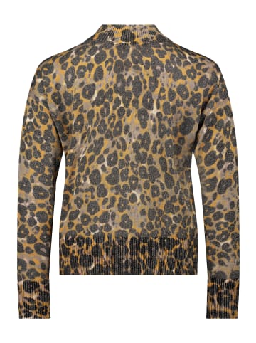 Betty Barclay Feinstrickpullover mit Lurexfaden in Taupe/Yellow