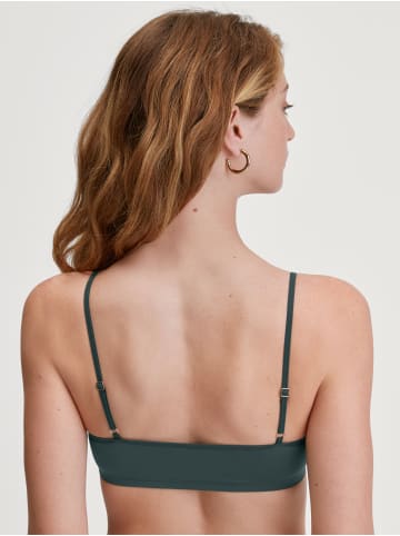 Calida Bustier in deep emerald green