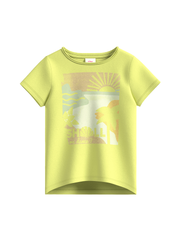 s.Oliver T-Shirt kurzarm in Grün