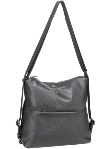 Mandarina Duck Rucksack / Backpack Mellow Leather Hobo Backpack FZT48 in Nero