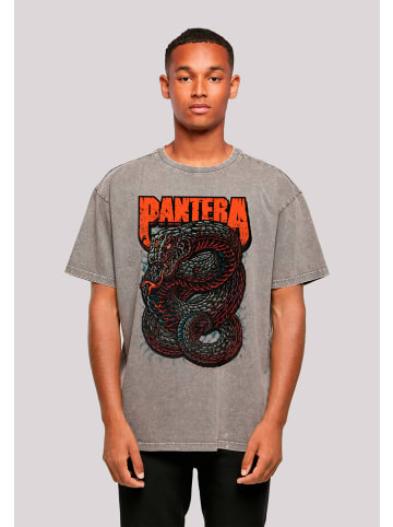 F4NT4STIC Oversize T-Shirt Pantera Venomous Snake in Asphalt