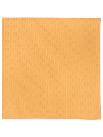 Erwin Müller Jacquard, Baumwollmischung Serviette 4er-Pack Paderborn in mango