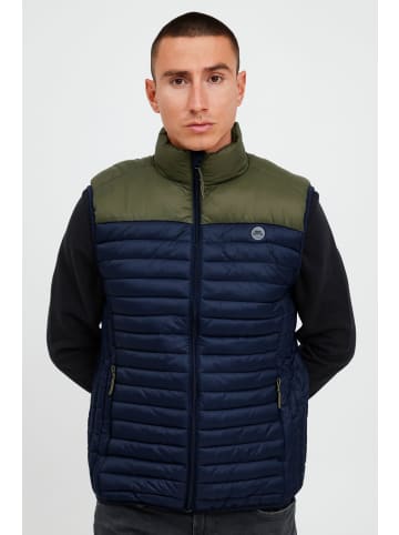 BLEND Steppweste BHKaliko 20713552 ME Colorblock Steppweste in mittelblau