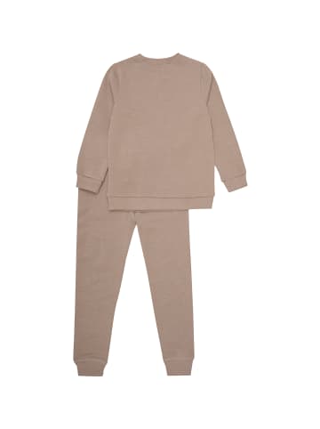 Minymo Freizeitanzug MISweat Set in Braun
