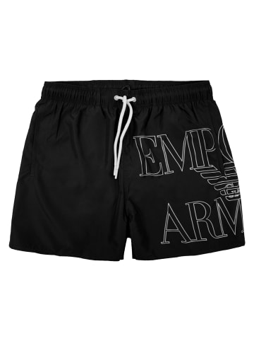 Emporio Armani Boxer Beachwear in Schwarz