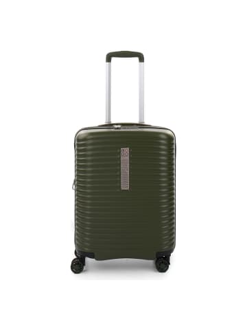 MODO by roncato Vega 4 Rollen Kabinentrolley 55 cm mit Dehnfalte in military