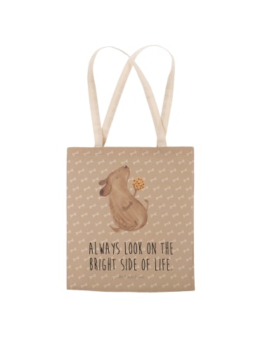 Mr. & Mrs. Panda Tote Bag Hund Keks mit Spruch in Hundeglück