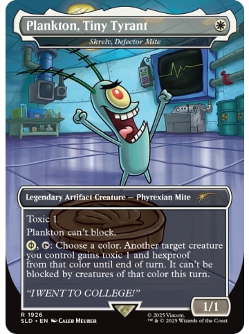 MAGIC THE GATHERING Secret Lair x SpongeBob SquarePants: Legends of Bikini Bottom (Foil)