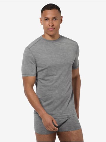 super.natural Merino T-Shirt M SIERRA140 TEE in grau