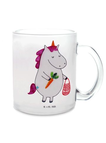 Mr. & Mrs. Panda Becher Einhorn Gemüse ohne Spruch in Transparent