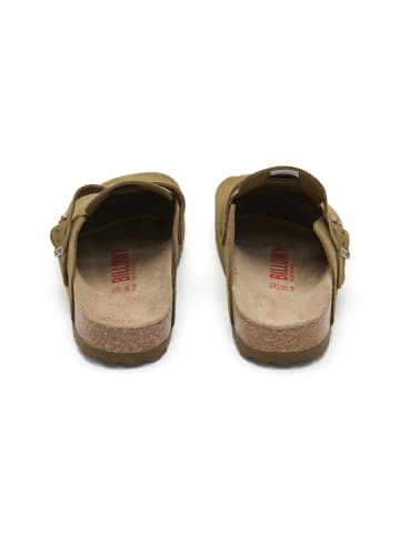 billowy Pantoletten  in khaki