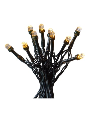 MARELIDA LED Lichterkette Weihnachtslictherkette 100 LED L: 6,9m in schwarz