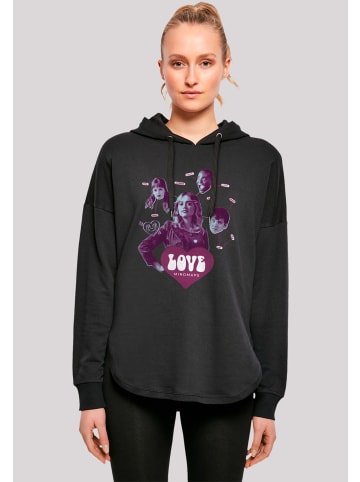 F4NT4STIC Oversized Hoodie Sex Education Love Mindmaps Netflix TV Series in schwarz