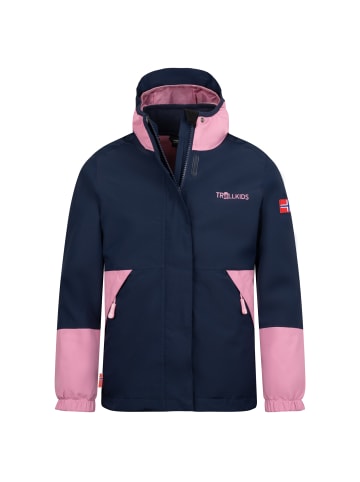 Trollkids 3 in 1 Jacke "Kjerak" in Marine/Mauve