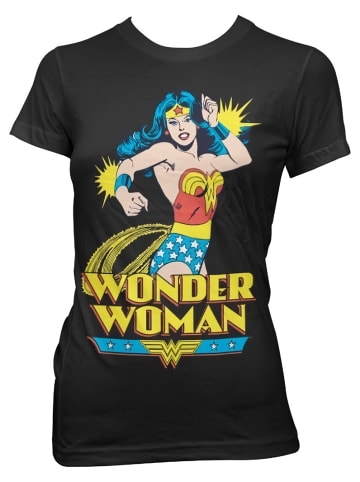 WONDER WOMAN Shirt in Schwarz