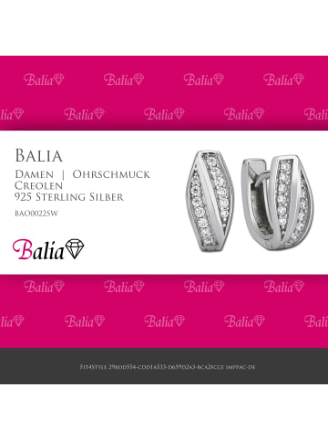 BALIA Silber 925 Damen Creolen Senses Ohrring ca. 1,2cm