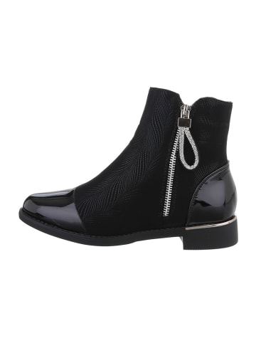 Ital-Design Stiefelette in Schwarz