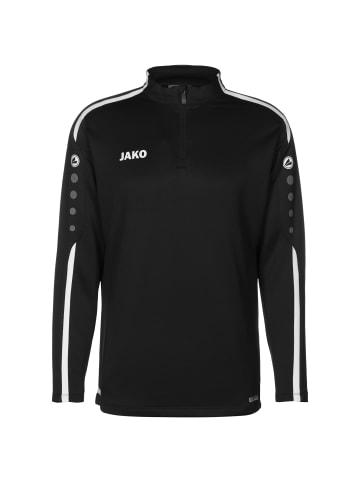 Jako Trainingspullover Striker 2.0 Ziptop in schwarz / weiß