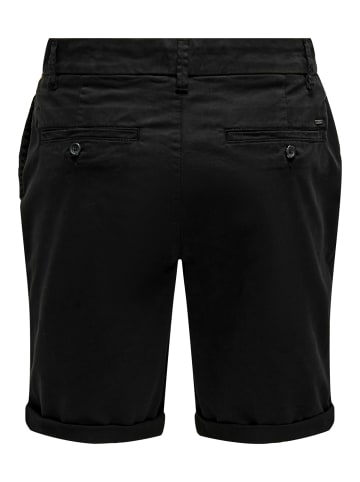 Only&Sons Short ONSPETER regular/straight in Schwarz