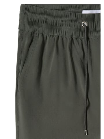 Cecil Mid Waist Slim Leg Hose im Casual Fit in Grün