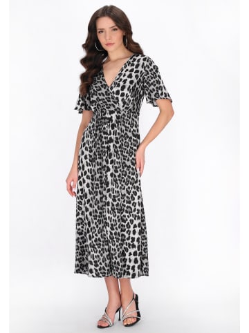 faina Women Dress in navy leo