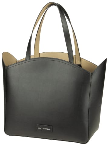 Karl Lagerfeld Shopper K/Circle MD Perforated in Black