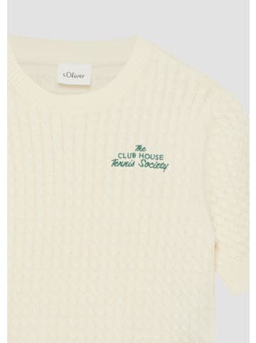 s.Oliver Strickpullover in 0401_creme