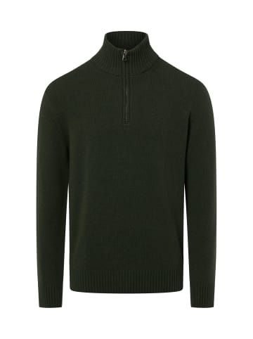 Nils Sundström Strickpullover in khaki - 0005