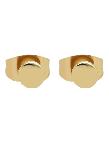 Adeliás Unisex Ohrringe – Ohrstecker aus Edelstahl in gold