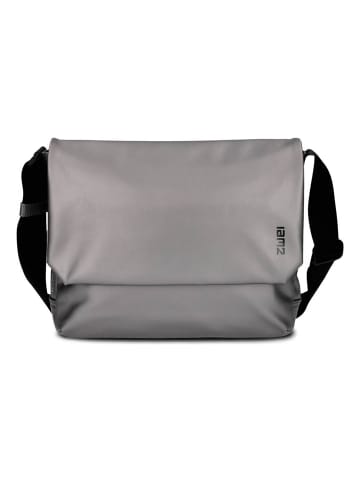 Zwei Cargo Umhängetasche 34 cm in metallic stone