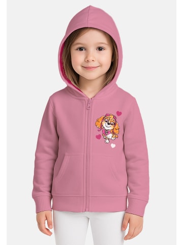Paw Patrol Paw Patrol Sweatjacke Kapuzenpullover mit Reißverschluss Hoodie in rosa
