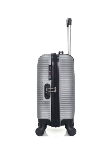 BlueStar Handgepäck Koffer LONDON in Grau (26L)