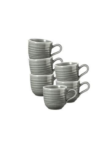 Seltmann Weiden 6er Set Espressotassen Terra 0,09 l in Perlgrau