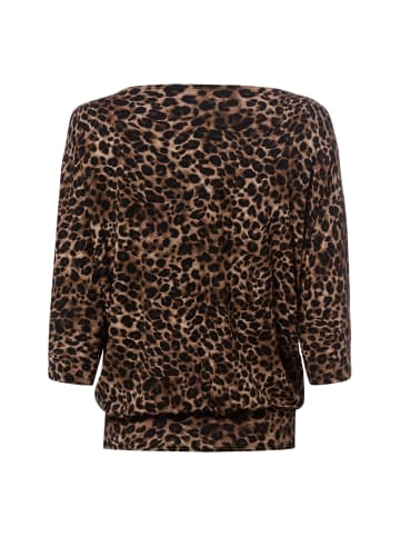 Zero  Langarmshirt in beige schwarz