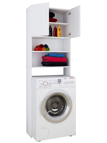 VCM  Überbauschrank Waschmaschine Überbau Schrank Jutas in Weiß