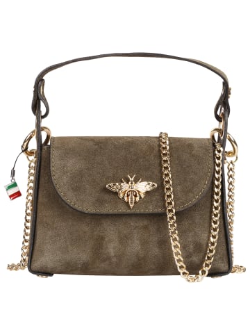 Florence Florence Umhängetasche Leder olivgrün ca. 19cm