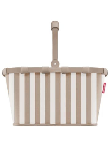 Reisenthel Carrybag - Einkaufskorb (cord dark matcha) in summerstripes coffee