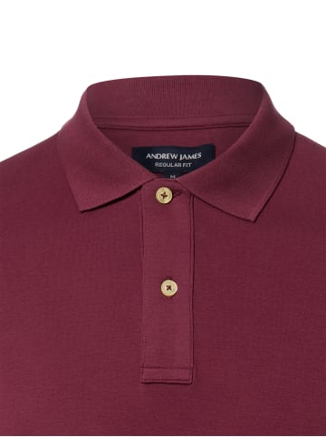 Andrew James Shirt in bordeaux - 0010